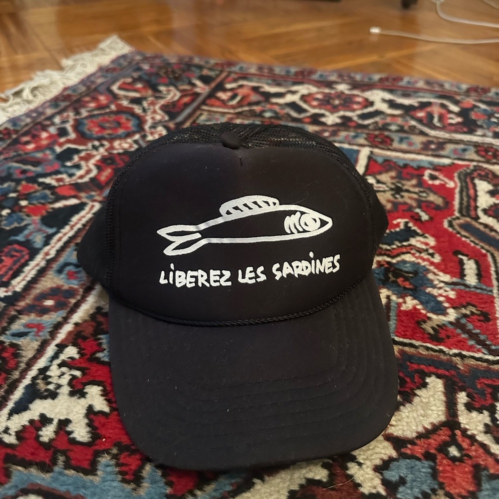 Clare V Liberez Les Sardines Trucker Hat